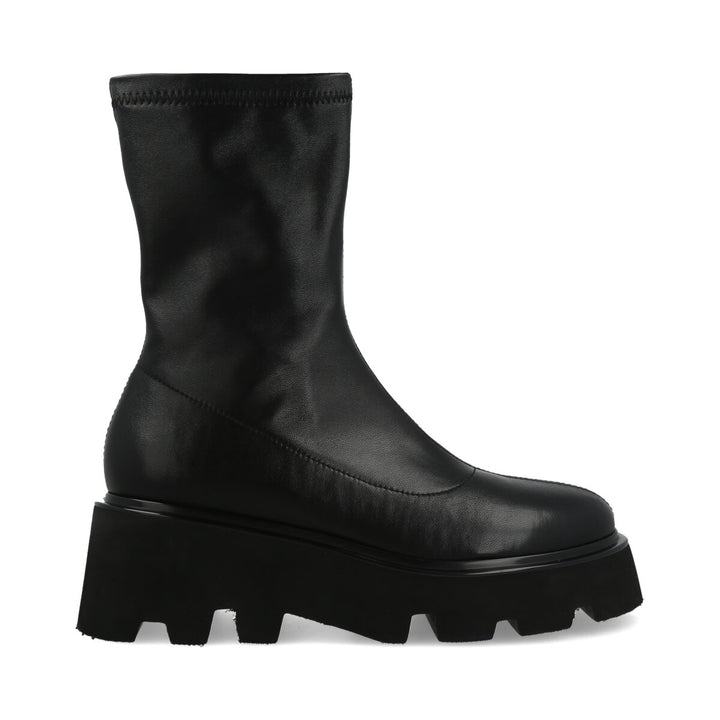 Tronchetto Tank in Ecopelle black