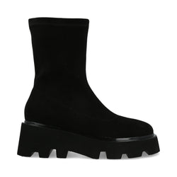 Tronchetto Tank in eco-suede  black
