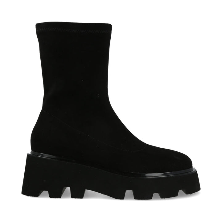 Tronchetto Tank in eco-suede  black