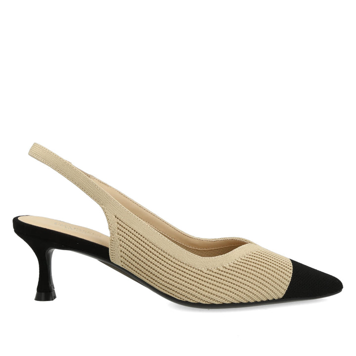 Slingback Uma Parker Black/Beige
